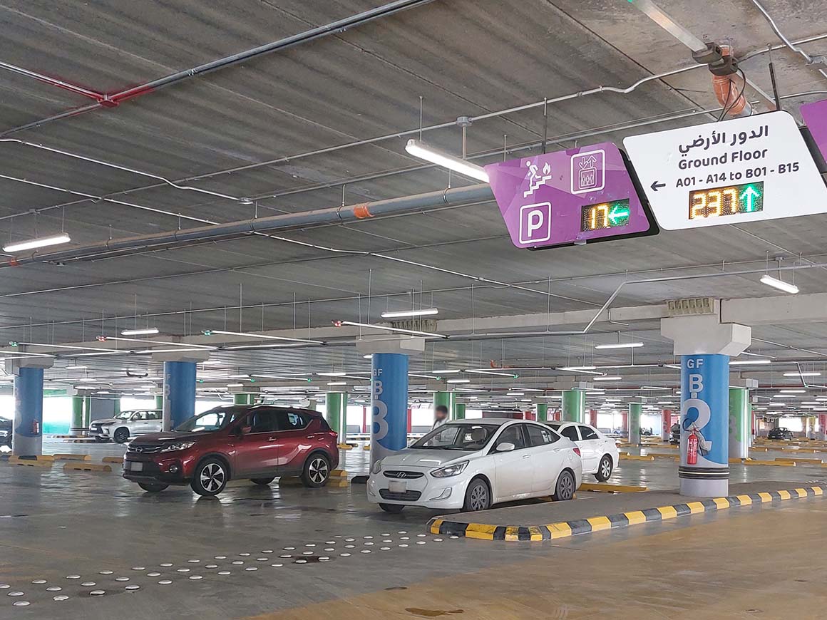 STC parking guidance indoor